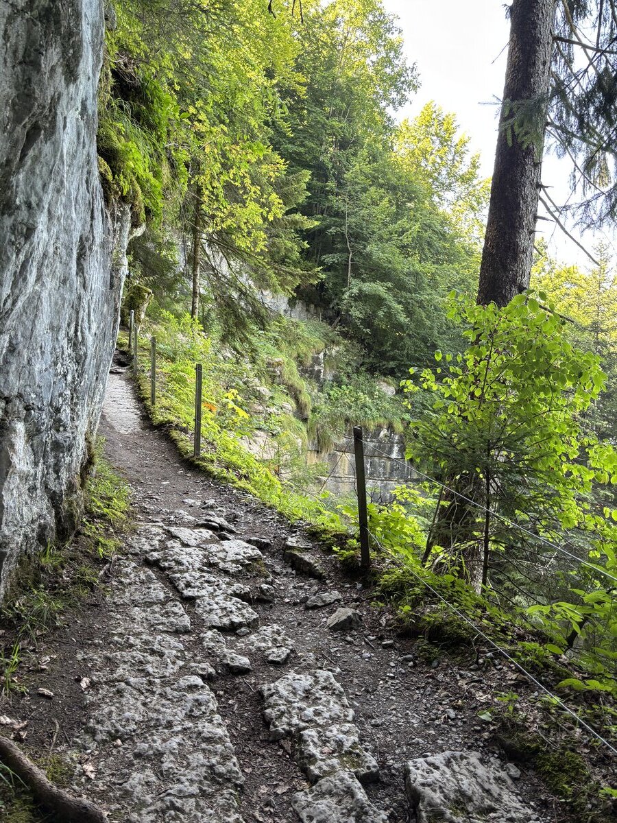 Wanderweg an den Giessbachfällen